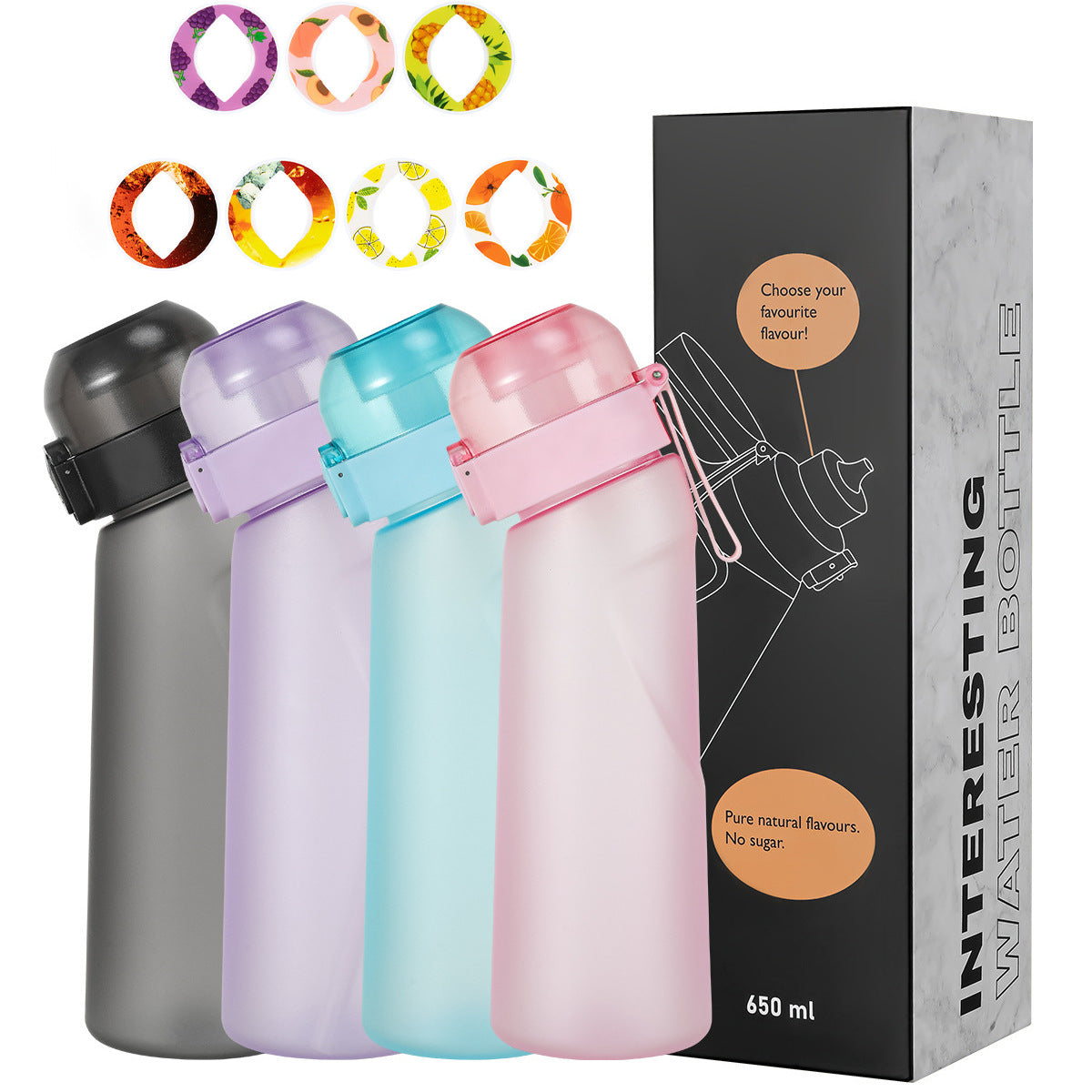 Water Bottle, PODs, Smell, Taste, Flavor PODs, Motivation